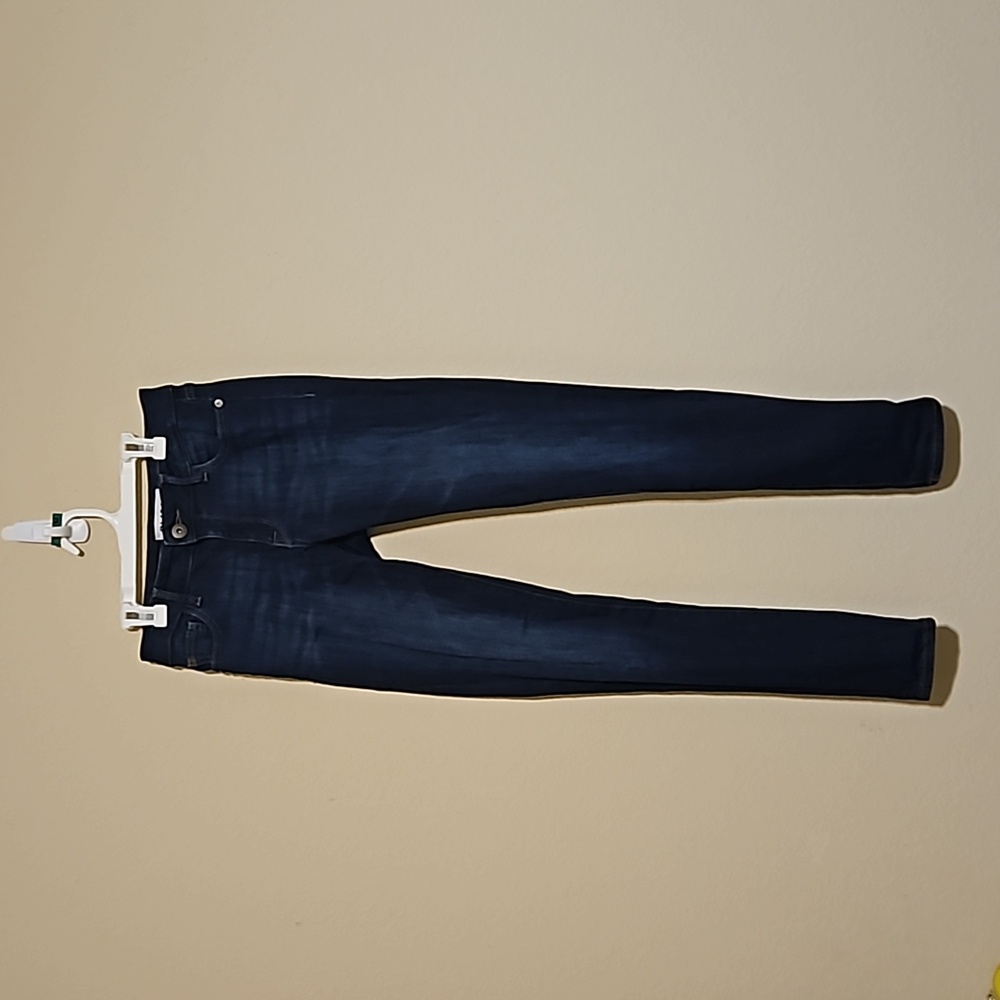 Blue denim jeans